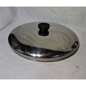 Large 10.5" Revere Ware Replacement Lid Stainless Steel Lid Only 9.75" Interior